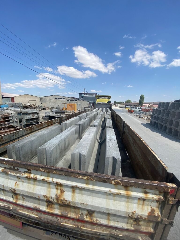 enerji santrali için beton bariyer temini 150x70 ve 150x90
